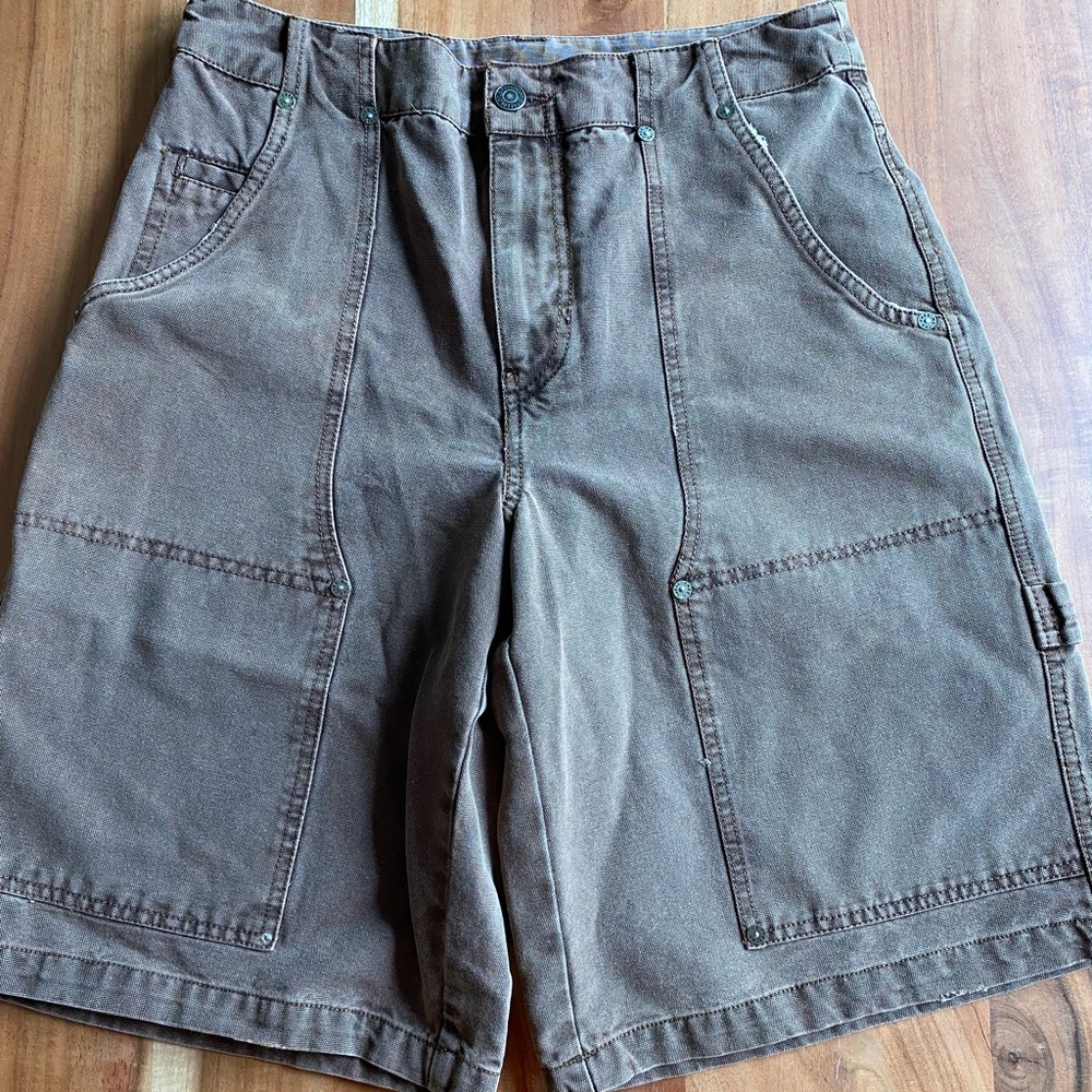 Free People Brown Cargo Shorts NWOT